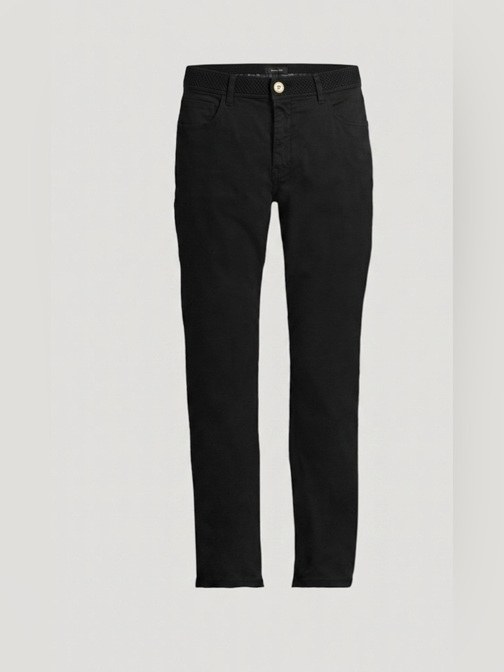 Massimo Dutti Men’s Slim Straight Jeans in Black